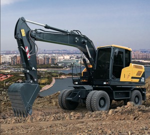 Excavatrice sur pneus HW60 neuve de 6 tonnes, mini-pelleuse de 0,21 m3, 44,3 kW, au meilleur prix et à haute efficacité - Product Image 5