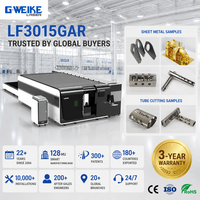 Machine de découpe laser à fibre Gweike à enveloppement complet 3015 pour la découpe de plaques et de tuyaux, de tôles d'aluminium et d'acier inoxydable de 3M et 6M, 4KW 6KW