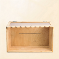 Cage d'élevage en bois pour cailles avec fenêtre de toit pour poussins et petits volailles – Équipement d'intérieur pour animaux de compagnie
