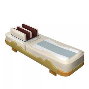 เตียงนวดตัวอัตโนมัติ นวดทั้งตัว พร้อมรีโมทคอนโทรล สีกากีเบอร์กันดี - Product Image 5