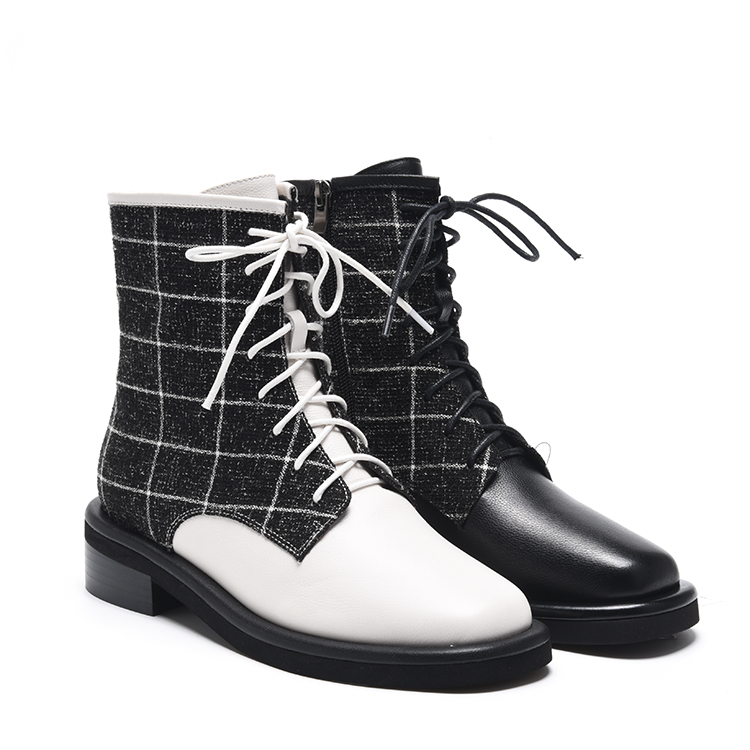 Женские ботинки на плоской подошве, обувь для зимы и осени 2019, лидер продаж ручной работы, модные женские ботинки на плоской подошве