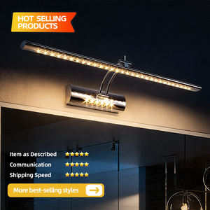 Nueva Lámpara de Espejo de Hierro Forjado: Lámpara de Pared LED Curva Minimalista para Baño, Lámpara de Espejo Antivaho de Calidad Hotelera - Product Image 3