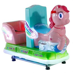 Offre Spéciale : Manège Commercial MP5 à Écran Tactile pour Deux Enfants, à Monnayeur, Type Voiture Balançoire - Product Image 2