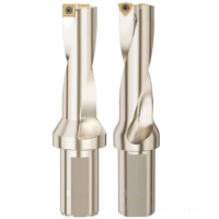 Foret indexable à grande vitesse pour le perçage de trous peu profonds dans le métal avec revêtement PVD et finition TiAIN 8MM-28MM de longueur