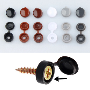 Couvercle de vis en plastique Offre Spéciale environnemental pour les projets de meubles et de décoration Couvercles de vis en plastique décoratifs Capuchon à pression - Product Image 1