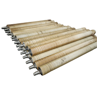 Rouleau en silicone à surface lisse sur mesure, robuste, résistant à la chaleur, avec noyau en acier au carbone, pour l'industrie textile, tambour en caoutchouc