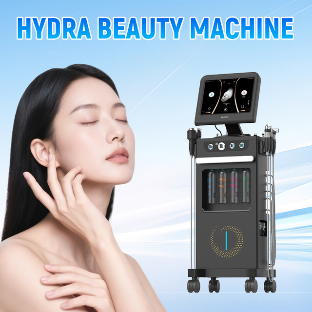 Oxygen Facial Machine Skin Oxygenation Facial Refreshing Keratin Clear Pore Cleansing Hydra Jet Peel Facial Machine