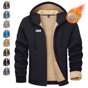 Produttore maglione <span class=keywords><strong>con</strong></span> cappuccio sportivo invernale in pile giacca a vento felpe <span class=keywords><strong>con</strong></span> cappuccio da uomo felpe <span class=keywords><strong>con</strong></span> <span class=keywords><strong>cerniera</strong></span> integrale - Product Image 1