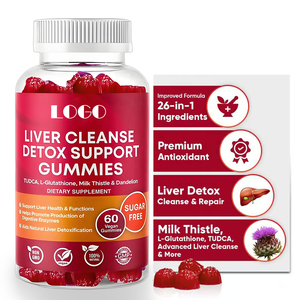 Gomitas para la Resaca, Limpieza Hepática, Desintoxicación, Fibra Dietética, Sin Gluten, Aporta Energía, Suplemento de Cardo Mariano, Silimarina, Baya del Saúco - Product Image 1