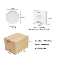 Traceur intelligent certifié MFi, 365 jours d'autonomie en veille, compatible avec Apple Find My, localisateur Bluetooth carré pour animaux de compagnie, chiens, chats, clés