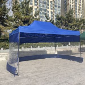 Carpa de Acero Resistente, Carpa Plegable de <span class=keywords><strong>3x3</strong></span>, Carpa de 10' x 10', Gazebo <span class=keywords><strong>con</strong></span> <span class=keywords><strong>Paredes</strong></span> y Ventana - Product Image 3