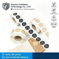 Étiquettes d'emballage personnalisées YSB en papier imperméable pour supermarchés, autocollants imprimés pour la vente au détail, logo personnalisé pour entreprises
