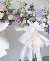 Bunga Bening Kecil Hadiah Romantis Bahan Bunga Tanabata Segar Seperti Kertas Pembungkus Anda