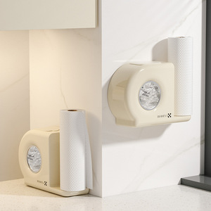 Boîte de rangement murale, deux en un pour la cuisine, boîte de rangement pour <span class=keywords><strong>film</strong></span> alimentaire non perforant - Product Image 4