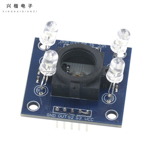 GY-31TCS230 TCS3200โมดูลเซ็นเซอร์สีพร้อมอาร์เรย์ LED สำหรับหุ่นยนต์ตรวจจับสีโครงการแบบ DIY - Product Image 1