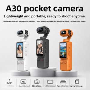 Cámara Deportiva A30 Nueva con Seguimiento Facial, 4K Ultra HD, Pantalla Táctil de 1.9 Pulgadas, WIFI, Vlogging, 64MP, 360 Grados, Automática - Product Image 1