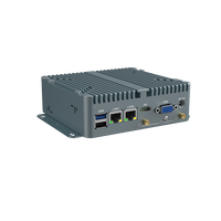 Computadora Industrial en Caja Automatizada J6412 N100 I3-4005U CPU, Doble LAN, USB, COM, HD, VGA, WiFi, 4G Opcional, Compatible con Windows y Linux