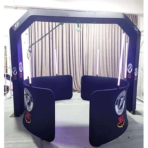 Nouvelle conception 2025 Anneaux lumineux LED RVB à rotation 360° pour photomaton, impression instantanée Bluetooth compatible avec les smartphones et les appareils photo reflex numériques - Product Image 5