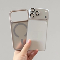 Étui magnétique avec autocollant arrière de couleur assortie sans couture pour iPhone 14 Pro, transforme en iPhone 18 Pro, protection intégrale contre les chocs pour l'appareil photo