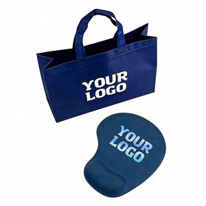 Wholesale Office Gift Promo Pad With Wrist Rest Support Non-Slip Design Gaming Business Mouse Mat Custom Logo Mousepads - Product Image 1