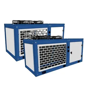 Walk In Cooler Refrigeration Unit V Type Air Cooled Condenser For Air Cooled Freezer Condensing Unit