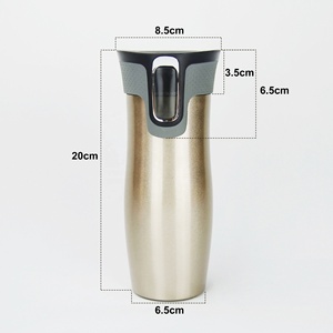 450ml Nouveau design bouteille d'eau en acier inoxydable logo <span class=keywords><strong>personnalisé</strong></span> <span class=keywords><strong>pour</strong></span> bouteille d'eau en gros cadeau d'affaires voiture tasse à café - Product Image 3