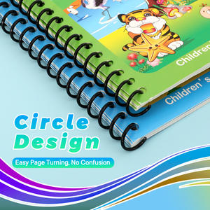 Bonvan mainan gambar buku air Doodle buku gambar buku mewarnai ajaib buku cerita anak-anak kartun bahan ramah lingkungan - Product Image 4