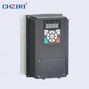 CHZIRI onduleur de pompe à courant alternatif onduleur de fréquence ca 7.5kw 3 phases vfd 380V