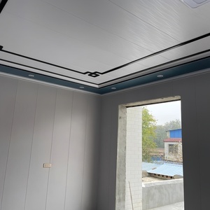 모잠비크 8mm 방수 PVC 천장 보드 플라스틱 천장 모던 PVC 패널 가짜 천장 - Product Image 5