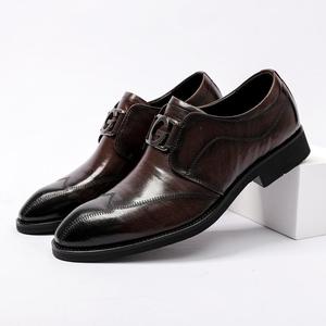 Nouvelles Chaussures Habillées en Cuir Véritable pour Hommes 2026 – Respirantes, Haut de Gamme, Décontractées, Quatre Saisons, Bout Pointu, Idéales pour Affaires et Mariages - Product Image 1
