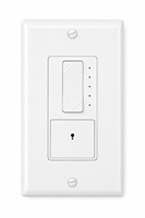 Variateur d'intensité BAREP homologué CETLus 0-10V 120V 500W pour LED, CFL, ampoules incandescentes, halogènes, unipolaire 3 voies, usage commercial et résidentiel