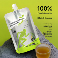 Boisson sportive à base de plantes Clean Label Wellness Shot Dendrobium Officinale Panax Ginseng 150 ml pour la récupération sportive sans caféine