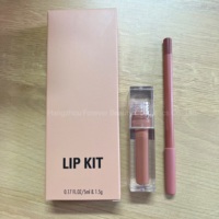 Kit Lèvres Personnalisé Effet Pêche Nude Végétalien Longue Tenue Hydratant Brillant 40 Couleurs Crayon et Gloss Combo