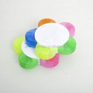 Hot Selling Flower Shape 5 Colored Highlighter <b>Pen</b> Set with Custom logo - Product Image 3