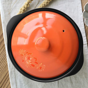 Pot en terre cuite peu profond à large ouverture, pot en sable, pot en terre cuite, pot à fondue, pot en terre cuite traditionnel, pot en terre cuite domestique, pot en terre cuite haut de gamme - Product Image 2