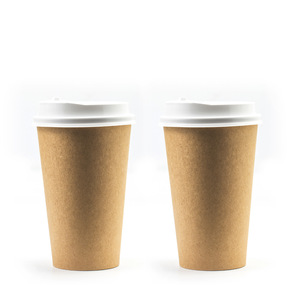 Taza de café biodegradable personalizada, tazas de papel ecológicas desechables de calidad superior - Product Image 1