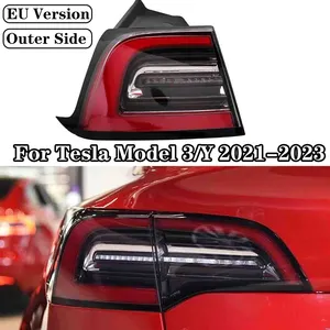 สำหรับเทสล่า รุ่น 3/Y ปี 2021-2023 รุ่น EU ไฟท้ายด้านนอก ไฟเบรก ไฟตัดหมอก ไฟวิ่งกลางวัน อุปกรณ์ตกแต่งรถยนต์ 150208600D - Product Image 1