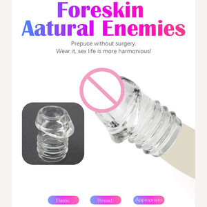 Anneau pénien réaliste en TPE souple réutilisable pour <span class=keywords><strong>homme</strong></span>, pour un plaisir masculin durable et plus intense - Product Image 2