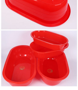 Baignoire <span class=keywords><strong>pour</strong></span> adultes et enfants Baignoire domestique Grand seau d'aquaculture ovale <span class=keywords><strong>rectangulaire</strong></span> <span class=keywords><strong>Bassin</strong></span> long en <span class=keywords><strong>plastique</strong></span> épaissi - Product Image 6