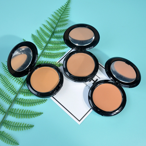 Toptan özel etiket tam kapsama preslenmiş yüz tozu su geçirmez yağ kontrolü makyaj kompakt toz - Product Image 2