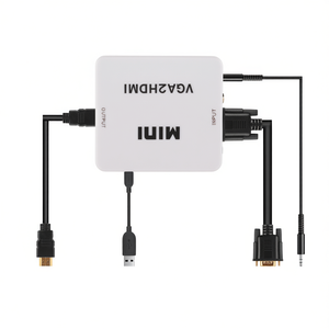 VGA To HDMI Converter With Audio Support 1080p <b>Mini</b> Adapter For Computer Monitor <b>TV</b> - Product Image 3