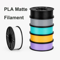 Filament d'imprimante 3D 1 kg 1,75 mm, blanc mat, tige en plastique PLA pour machine d'impression 3D FDM