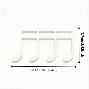 คลิปหนีบโน้ตเพลง พลาสติกยึดหน้ากระดาษ ช่วยให้หนังสือโน้ตเปิดอยู่แบนราบ สำหรับนักเล่นเปียโนและกีตาร์ - Product Image 5