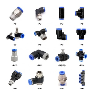 Conectores Neumáticos de Alta Calidad para Tubos, de Plástico y Latón Niquelado, de 4-16 mm, Marca HOFUJNG - Product Image 2