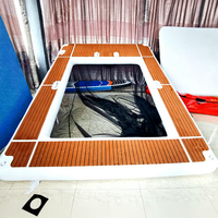 Piscine gonflable sur mesure pour la mer, plateforme aquatique gonflable, piscine océanique, plateforme flottante pour yacht avec filet