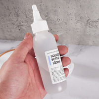Bouteille d'huile écologique 50ml 100ml 150ml avec bouchon compte-gouttes à pointe aiguille torsadée en PE, flacon souple à presser pour usage industriel