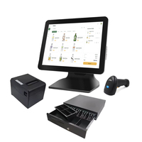 Nuevo Sistema POS Inteligente con Pantalla Táctil Capacitiva de 10 Puntos y 15.6 Pulgadas, Caja Registradora Todo en Uno con Sistema Operativo Android, I5, Wi-Fi 6, para Comercio Minorista