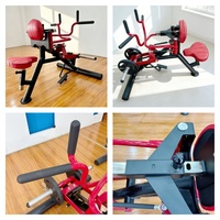 Appareil de musculation professionnel à charge de plaques en acier pour presse épaules, extension dorsale, entraînement plat et machine à ramer, pour le renforcement des dos, des bras et de la poitrine