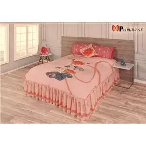 Edredón Doble Lety Tamaño Matrimonial, Bordado Floral, Estilo Clásico, para Todas las Temporadas, Ropa de Cama para el Hogar - Product Image 3