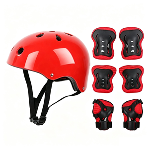 Kit de Protección <span class=keywords><strong>para</strong></span> Niños y Niñas, Casco <span class=keywords><strong>para</strong></span> <span class=keywords><strong>Bicicleta</strong></span>, Protector de Rodilla, Codo y Muñeca - Product Image 1